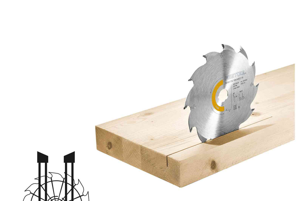Saw Blade HW 160x1,8x20 PW16 WOOD RIP CUT -  Saw Blade WOOD RIP CUT HW 160x1,8x20 PW16 - 205559 for TSC 55 K, HK 55 and HKC 55