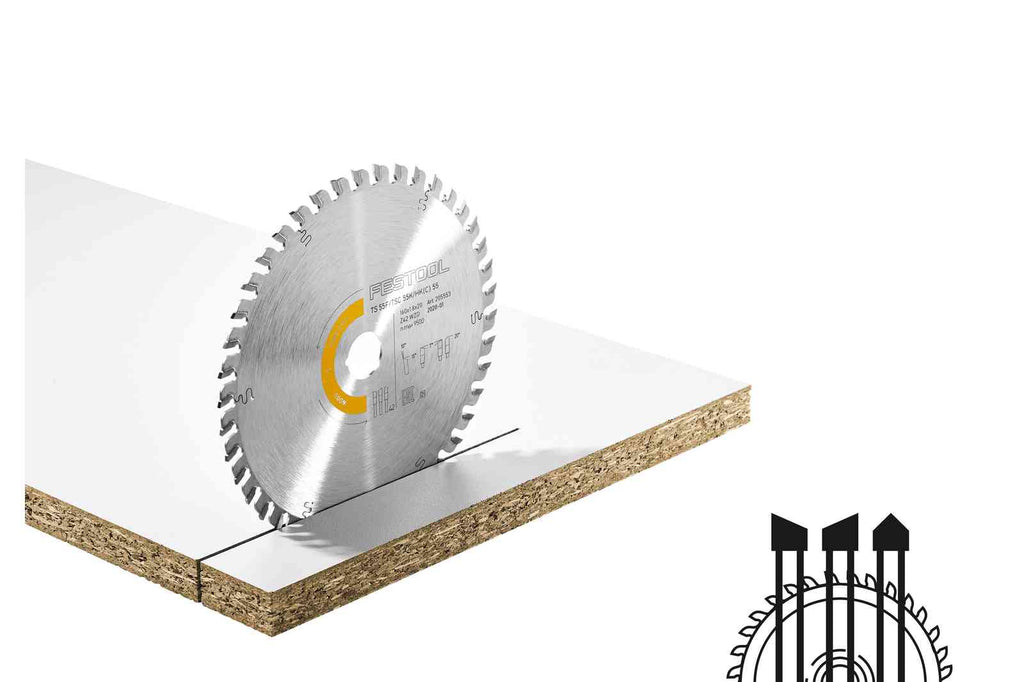 Saw Blade WOOD FINE CUT HW 160x1,8x20 WD42 -205561 for TSC 55 K, HK 55 and HKC 55