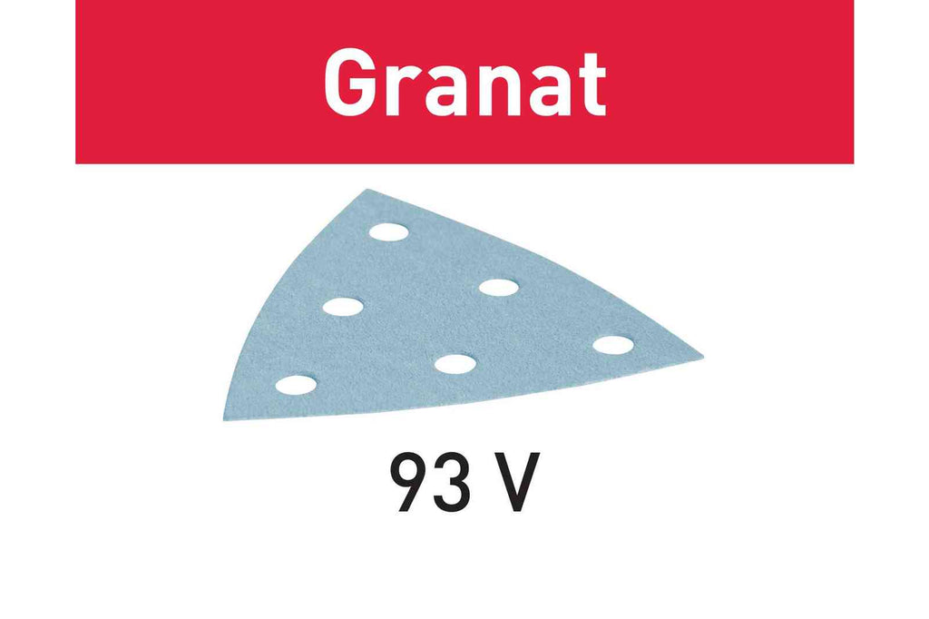 Sanding disc Granat STF V93/6 P180 GR/100 - 497396 for RO 90 DX, DX 93 and RS 300, RS 3, LRS 93 (V-shaped sanding pad)